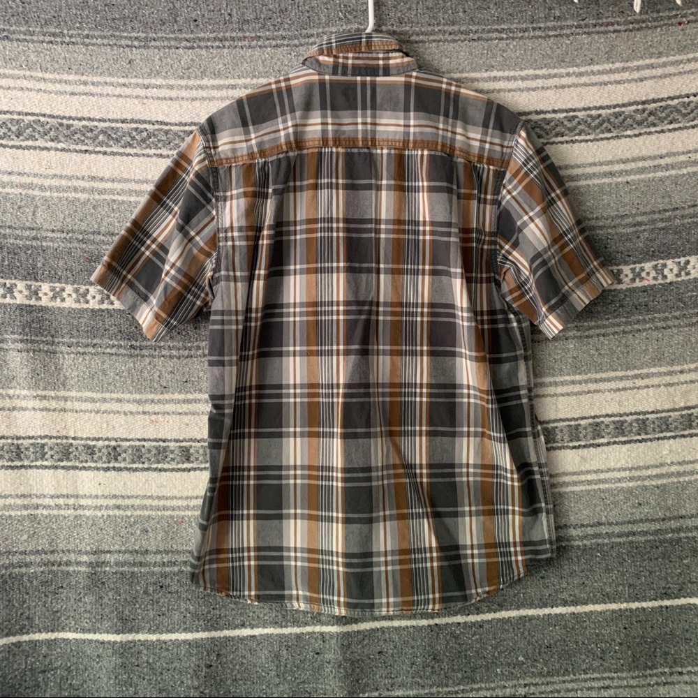 Plaid Carhartt Button Down Medium - image 3